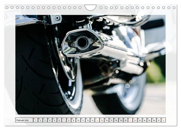 Produktbild: Legend&auml;re Linien &ndash; Harley Road King im Detail (Wandkalender 2026 DIN A4 quer), CALVENDO Monatskalender