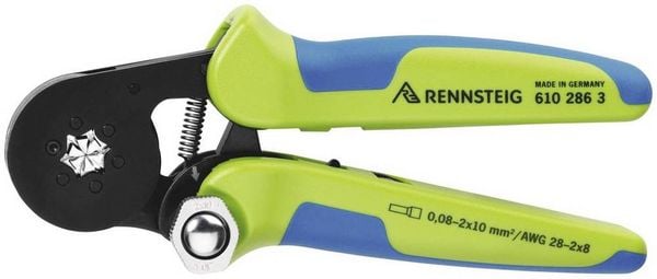 Produktbild: Aderendh&uuml;lsencrimpzange PEW 8 selbsteinstellend 610 286 3 Typ br&uuml;niert Crimpprofil 6-kant Kapazit&auml;t 0,08-16,0 mm&sup2; Twin-A