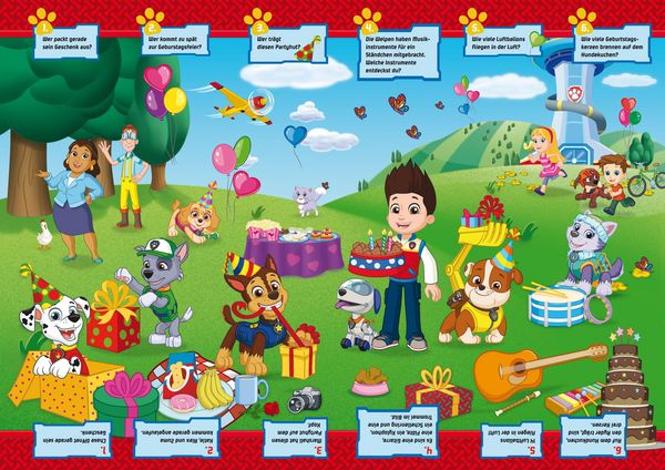 Produktbild: PAW Patrol Wimmelbuch. Mit R&auml;tselspa&szlig;