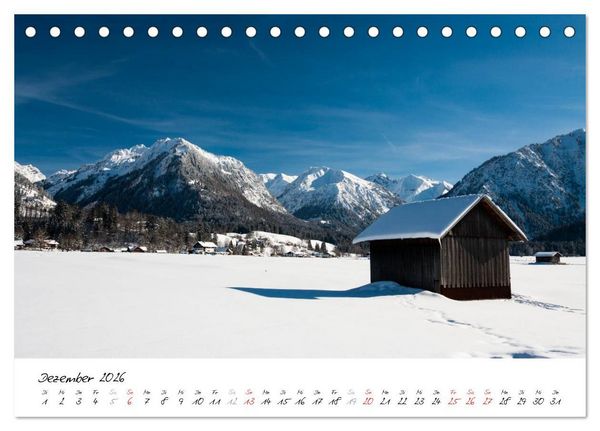 Produktbild: Oberallg&auml;uer Landschaft (Tischkalender 2026 DIN A5 quer), CALVENDO Monatskalender
