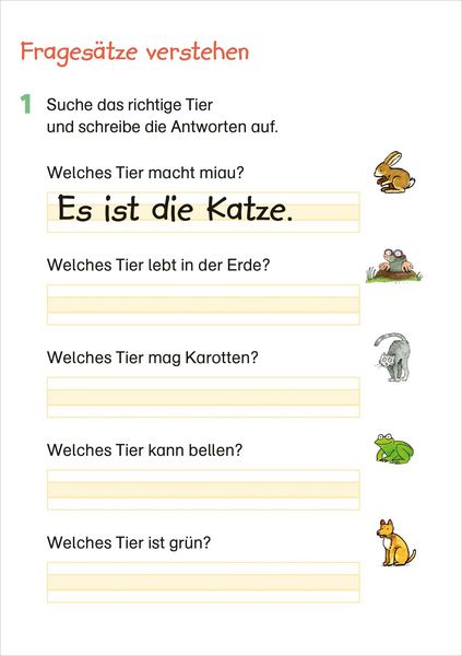 Produktbild: Fit f&uuml;rs Lesen und Schreiben 1. Klasse. Mein 5-Minuten-Block