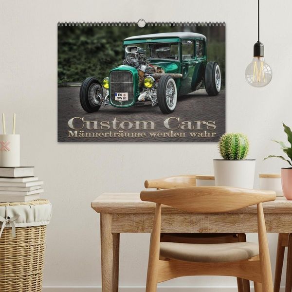 Produktbild: Custom Cars - M&auml;nnertr&auml;ume werden wahr (Wandkalender 2027 DIN A3 quer), CALVENDO Monatskalender