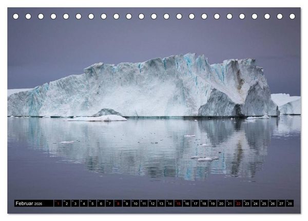 Produktbild: Ilulissat Eisfjord, Gr&ouml;nland. EIS - FORM UND LICHT (Tischkalender 2026 DIN A5 quer), CALVENDO Monatskalender