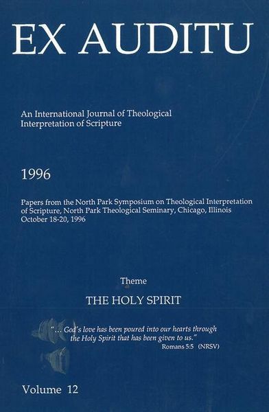 Produktbild: Ex Auditu - Volume 12: An International Journal for the Theological Interpretation of Scripture