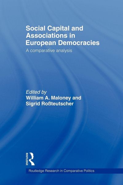 Produktbild: Social Capital and Associations in European Democracies