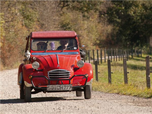 Produktbild: CALVENDO Puzzle 2CV 6 Club Bj.86 1.Hand 1000 Teile Lege-Gr&ouml;&szlig;e 64 x 48 cm Foto-Puzzle Bild von Meike B&ouml;lts