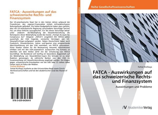 Produktbild: FATCA - Auswirkungen auf das schweizerische Rechts- und Finanzsystem