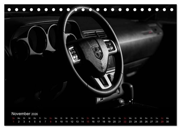 Produktbild: Dodge Challenger SRT8 (Tischkalender 2026 DIN A5 quer), CALVENDO Monatskalender