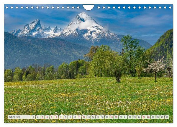 Produktbild: Bayerisches Alpenparadies (Wandkalender 2026 DIN A4 quer), CALVENDO Monatskalender
