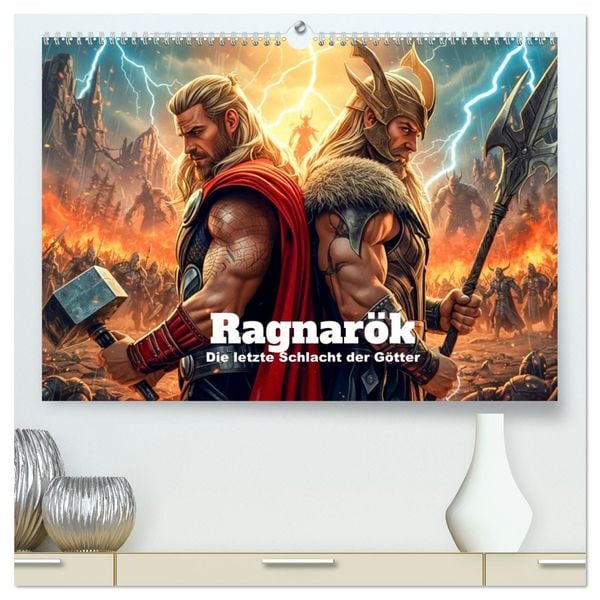 Produktbild: Ragnar&ouml;k &ndash; Die letzte Schlacht der G&ouml;tter (hochwertiger Premium Wandkalender 2027 DIN A2 quer), Kunstdruck in Hochglanz