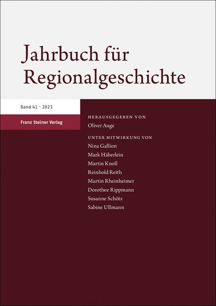 Produktbild: Jahrbuch f&uuml;r Regionalgeschichte 41 (2023)