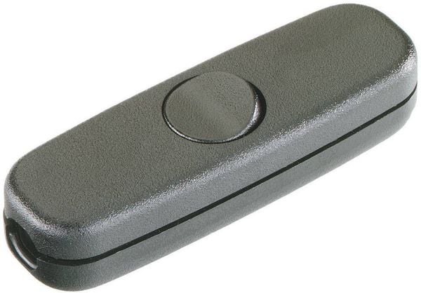 Produktbild: InterB&auml;r 5055-004.01 Schnurschalter Schwarz 1 x Aus/Ein 3A 1St.