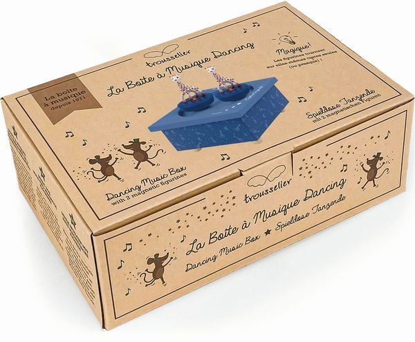Produktbild: TROUSSELIER - Spieluhr mit tanzenden Giraffen, Milchstrasse magnetisch