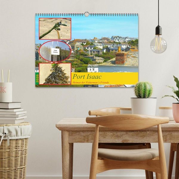 Produktbild: Port Isaac, Heimat der Fishermen`s Friends (Wandkalender 2026 DIN A3 quer), CALVENDO Monatskalender