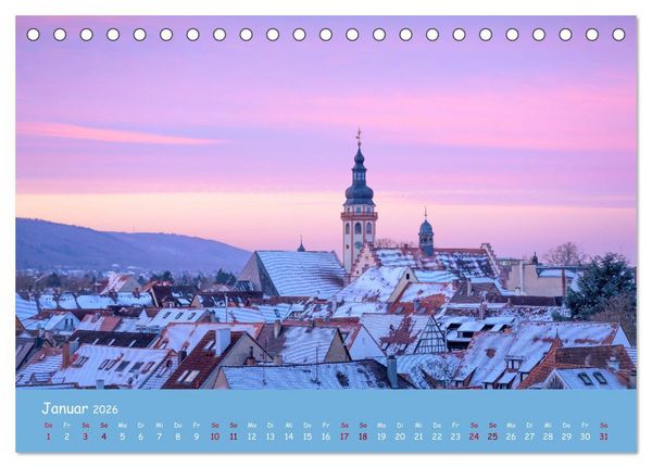 Produktbild: Durlach, das Stadtbild in 12 Impressionen (Tischkalender 2026 DIN A5 quer), CALVENDO Monatskalender