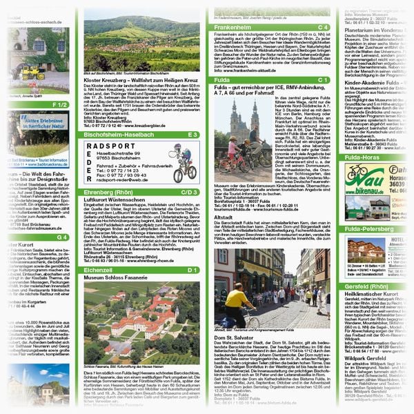 Produktbild: Publicpress Radkarte Rh&ouml;n 1:100.000