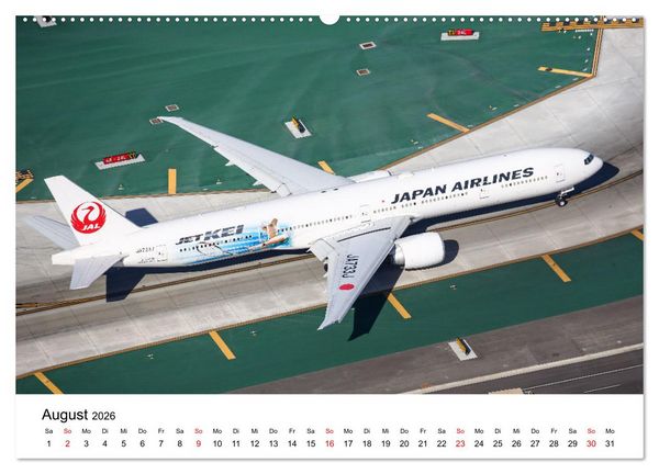 Produktbild: From Above - Die etwas andere Perspektive auf Flugzeuge (hochwertiger Premium Wandkalender 2026 DIN A2 quer), Kunstdruck in Hochglanz