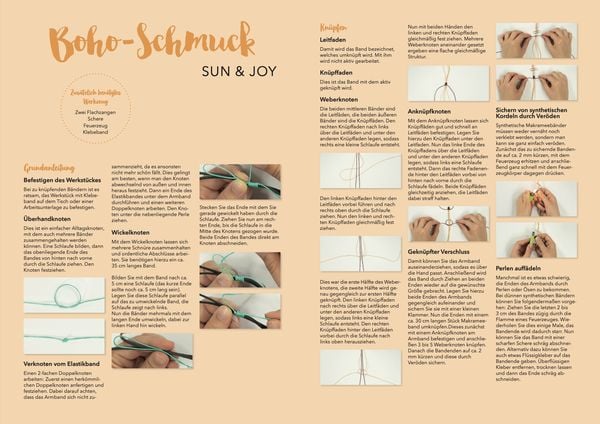 Produktbild: Boho-Schmuckset Sun & Focus (Orange)