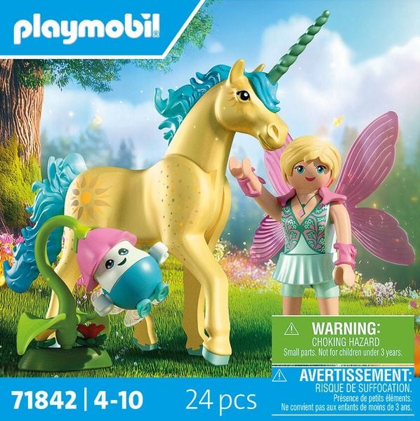 Produktbild: PLAYMOBIL 71842 Sammeleinhorn Sonnenscheinbl&uuml;te mit Fee