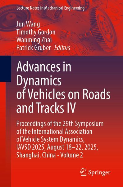Produktbild: Advances in Dynamics of Vehicles on Roads and Tracks IV