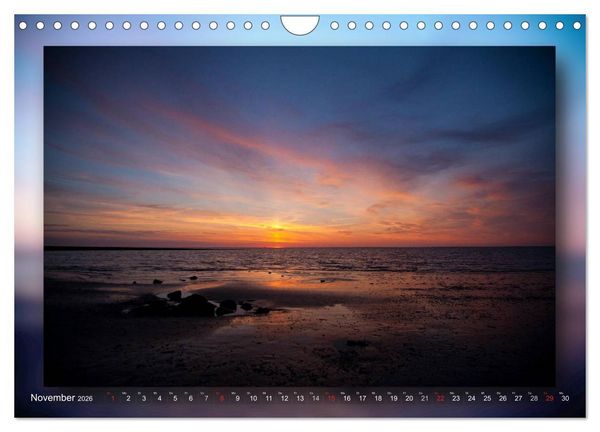 Produktbild: Baltrum - Ein Tag am Strand (Wandkalender 2026 DIN A4 quer), CALVENDO Monatskalender