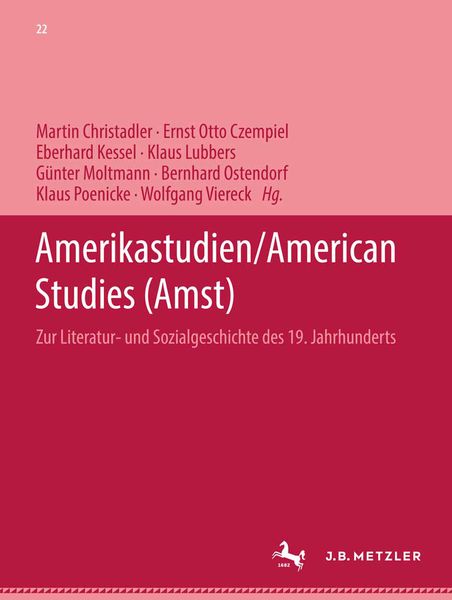 Produktbild: Amerikastudien / American Studies