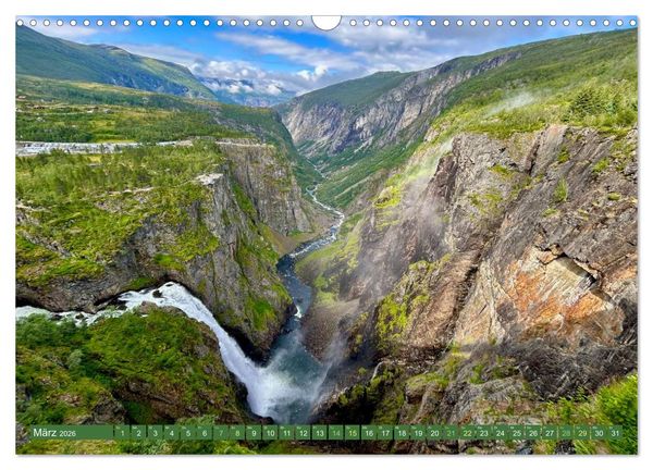 Produktbild: Erlebe mit mir das wilde Norwegen (Wandkalender 2026 DIN A3 quer), CALVENDO Monatskalender