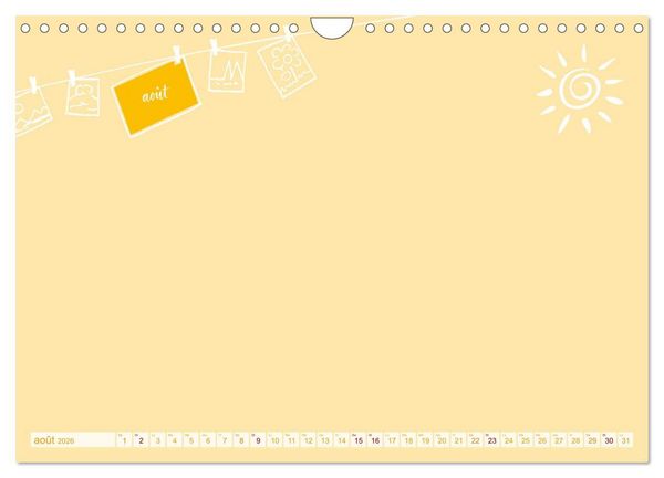 Produktbild: 12 x collage de photos - calendrier de bricolage (Calendrier mural 2026 DIN A4 vertical), CALVENDO calendrier mensuel