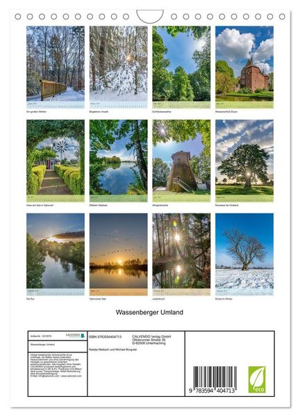 Produktbild: Wassenberger Umland (Wandkalender 2027 DIN A4 hoch), CALVENDO Monatskalender