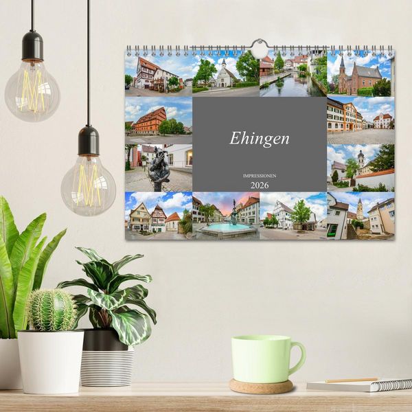 Produktbild: Ehingen Impressionen (Wandkalender 2026 DIN A4 quer), CALVENDO Monatskalender