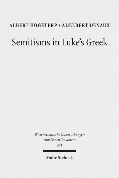 Produktbild: Semitisms in Luke's Greek