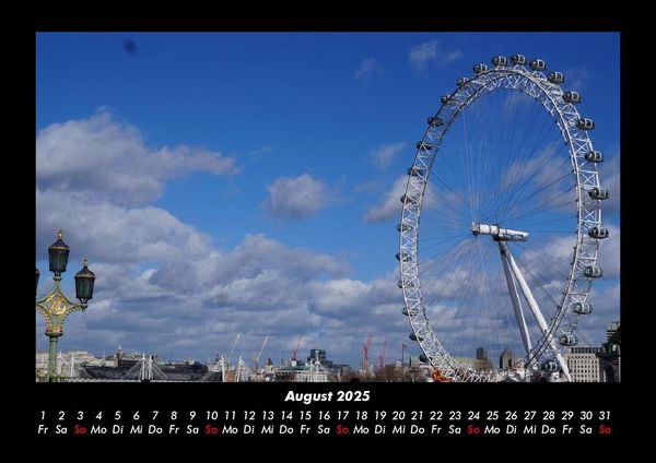 Produktbild: London 2025 Fotokalender DIN A3