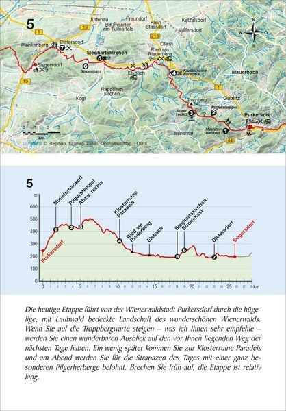 Produktbild: &Ouml;sterreich: Jakobsweg von Wolfsthal nach Rankweil