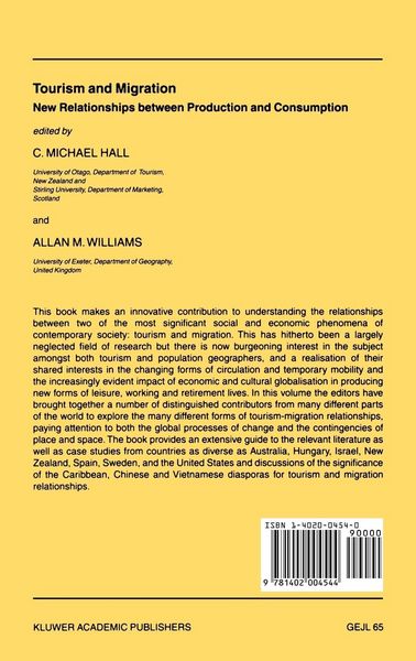 Produktbild: Tourism and Migration
