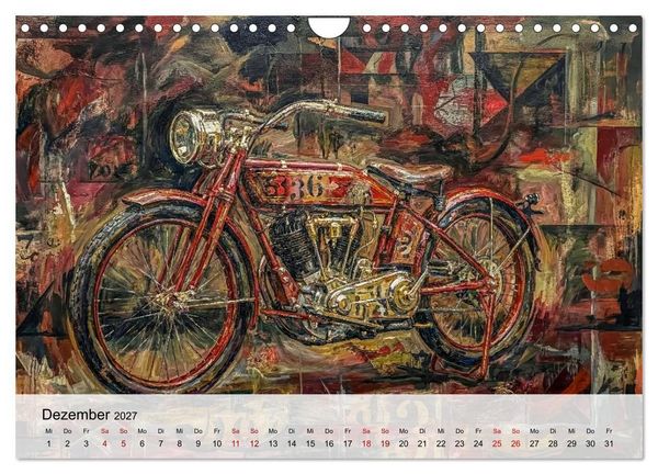 Produktbild: Kult-Motorr&auml;der der USA (Wandkalender 2027 DIN A4 quer), CALVENDO Monatskalender