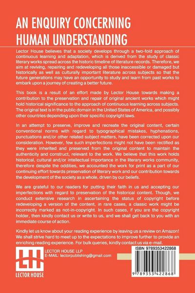 Produktbild: An Enquiry Concerning Human Understanding