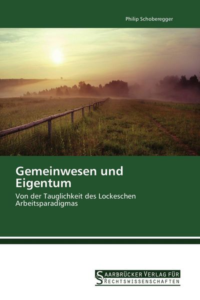 Produktbild: Gemeinwesen und Eigentum