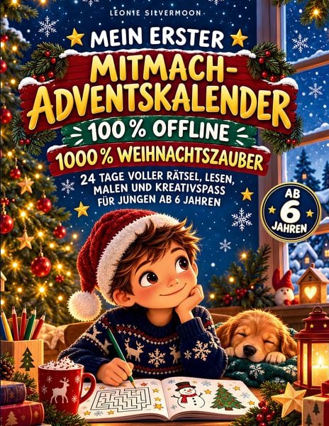 Produktbild: Mein erster Mitmach-Adventskalender - 100% Offline 1000% Weihnachtszauber