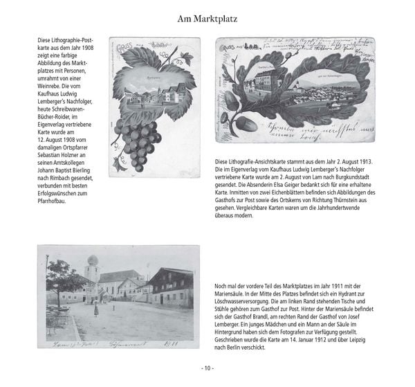 Produktbild: Frejas en da Lam. Der Markt Lam in historischen Ansichtskarten ab 1893