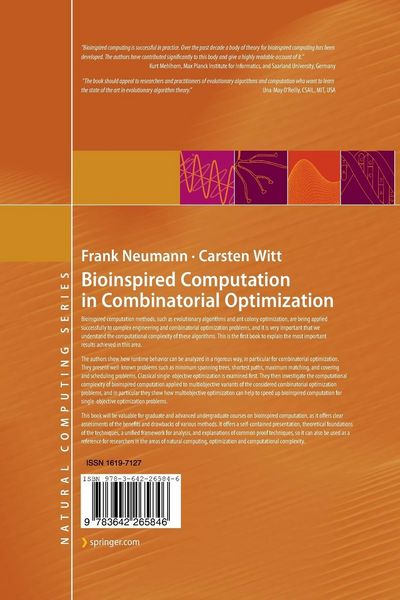Produktbild: Bioinspired Computation in Combinatorial Optimization