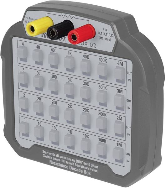 VOLTCRAFT R-BOX 02 Mess-Dekade Widerstand 1%