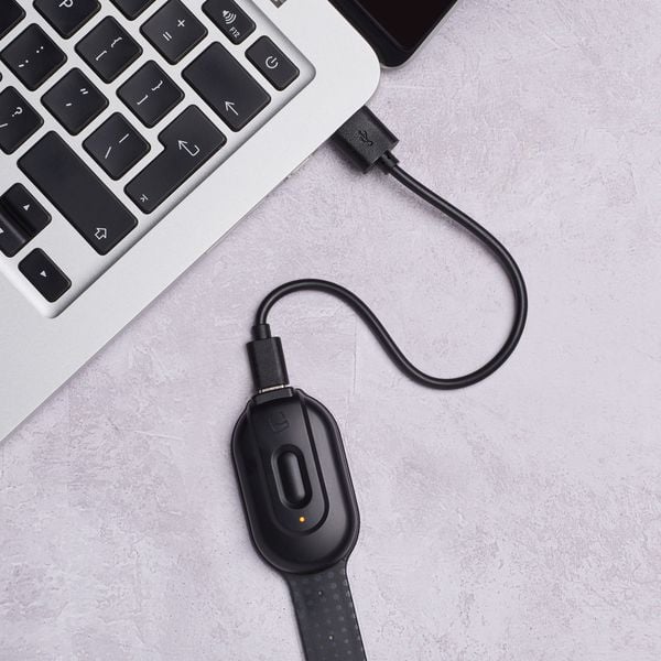 Produktbild: Flexilight schwarz punkte &ndash; Wiederaufladbares 2-in-1 LED-Leselicht