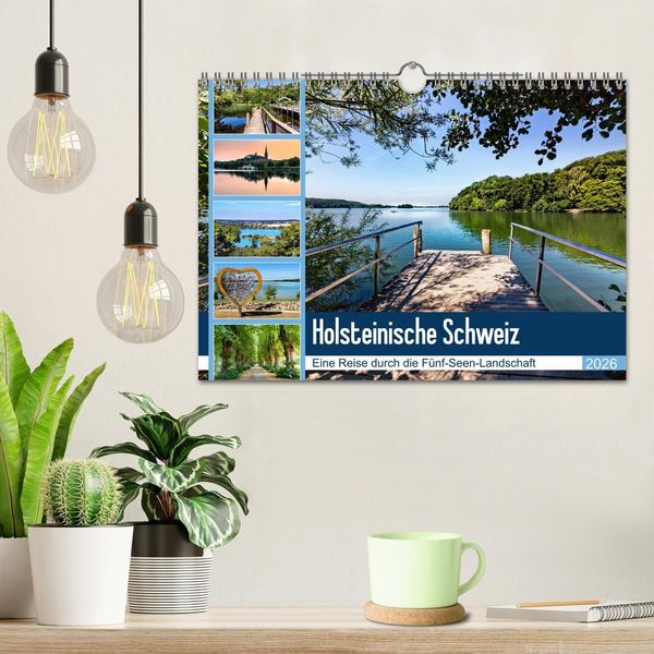 Produktbild: Holsteinische Schweiz - F&uuml;nf-Seen-Landschaft (Wandkalender 2026 DIN A4 quer), CALVENDO Monatskalender