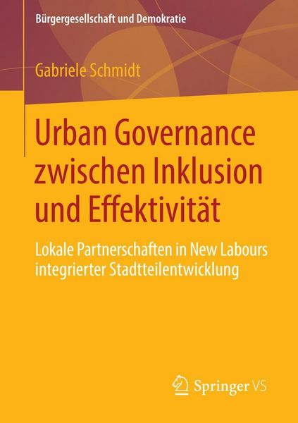 Produktbild: Urban Governance zwischen Inklusion und Effektivit&auml;t