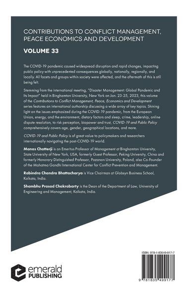 Produktbild: Covid-19 and Public Policy