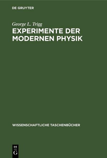 Produktbild: Experimente der modernen Physik