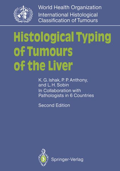 Produktbild: Histological Typing of Tumours of the Liver