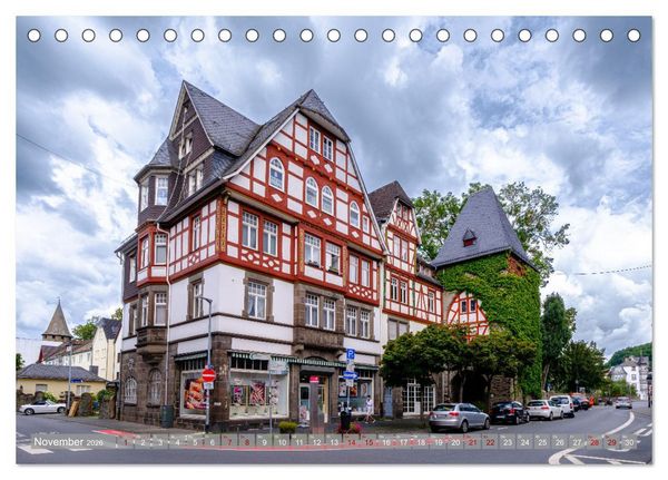 Produktbild: Ein Blick auf Herborn (Tischkalender 2026 DIN A5 quer), CALVENDO Monatskalender