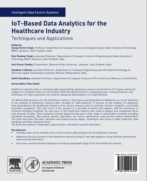 Produktbild: IoT-Based Data Analytics for the Healthcare Industry