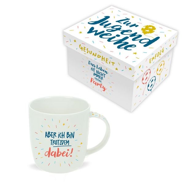 Produktbild: TR&Ouml;TSCH - Tasse zur Jugendweihe in Geschenkbox